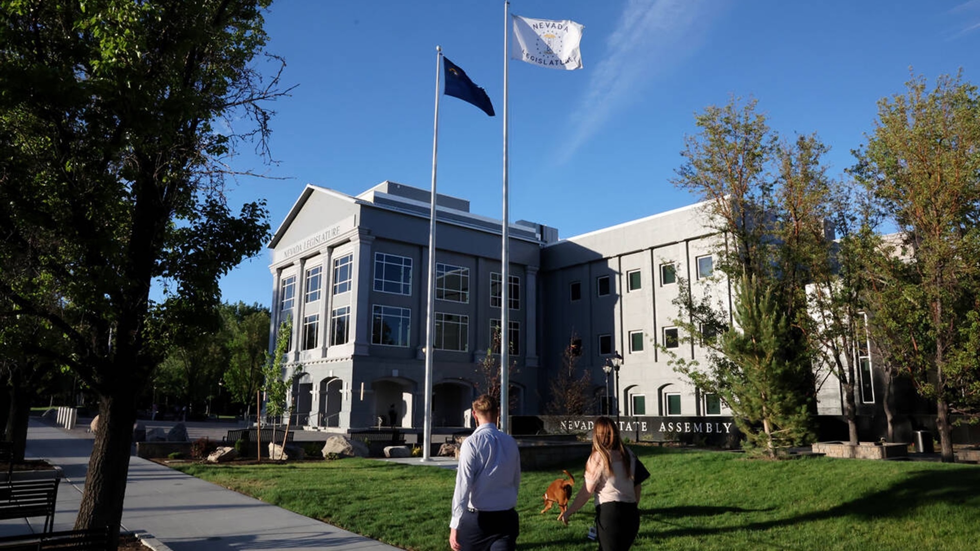 The Nevada legislature building.