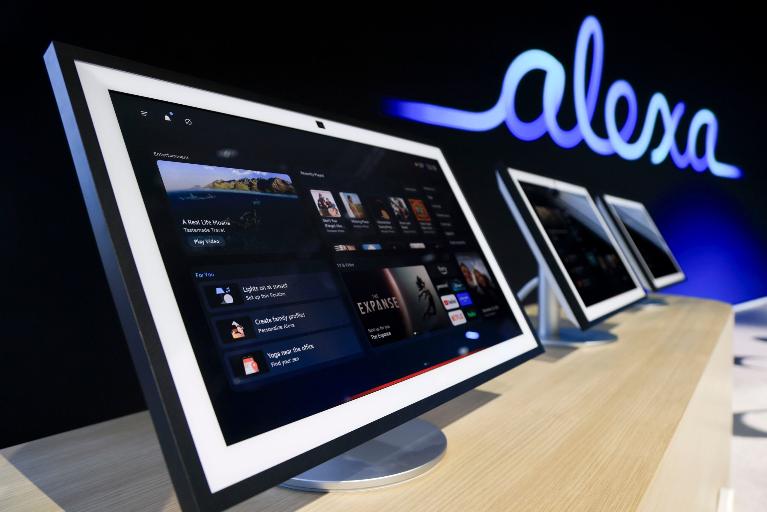 Tablets showcase Alexa+ software