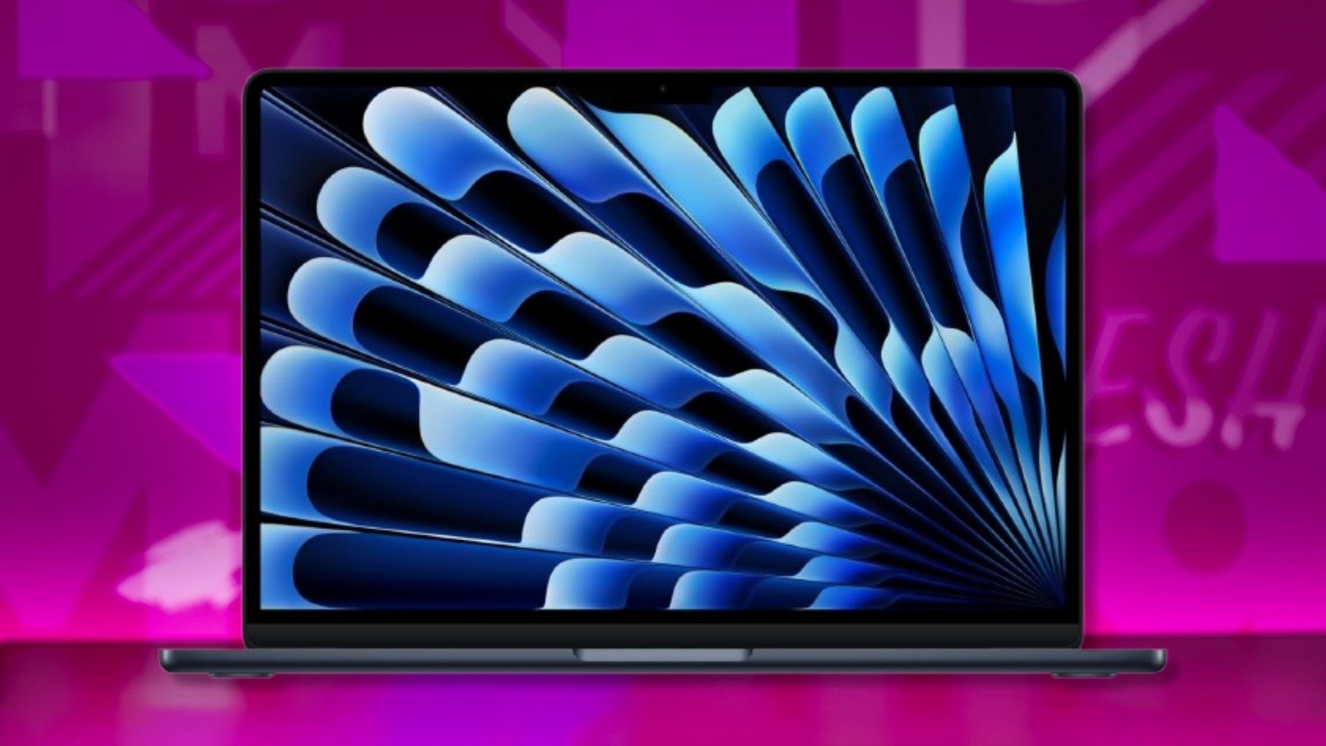 The 2025 Apple MacBook Air 13-inch Laptop with M4 chip on a purple background