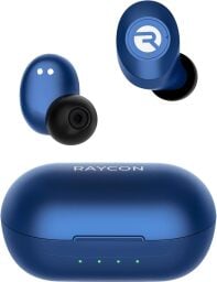 blue Raycon Everyday Earbuds Classic earbuds and case