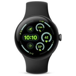 Google Pixel Watch 3 on white background