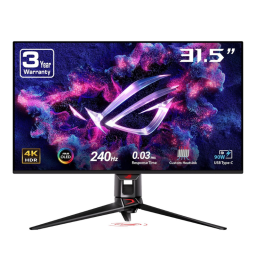 ASUS ROG Swift gaming monitor on white background