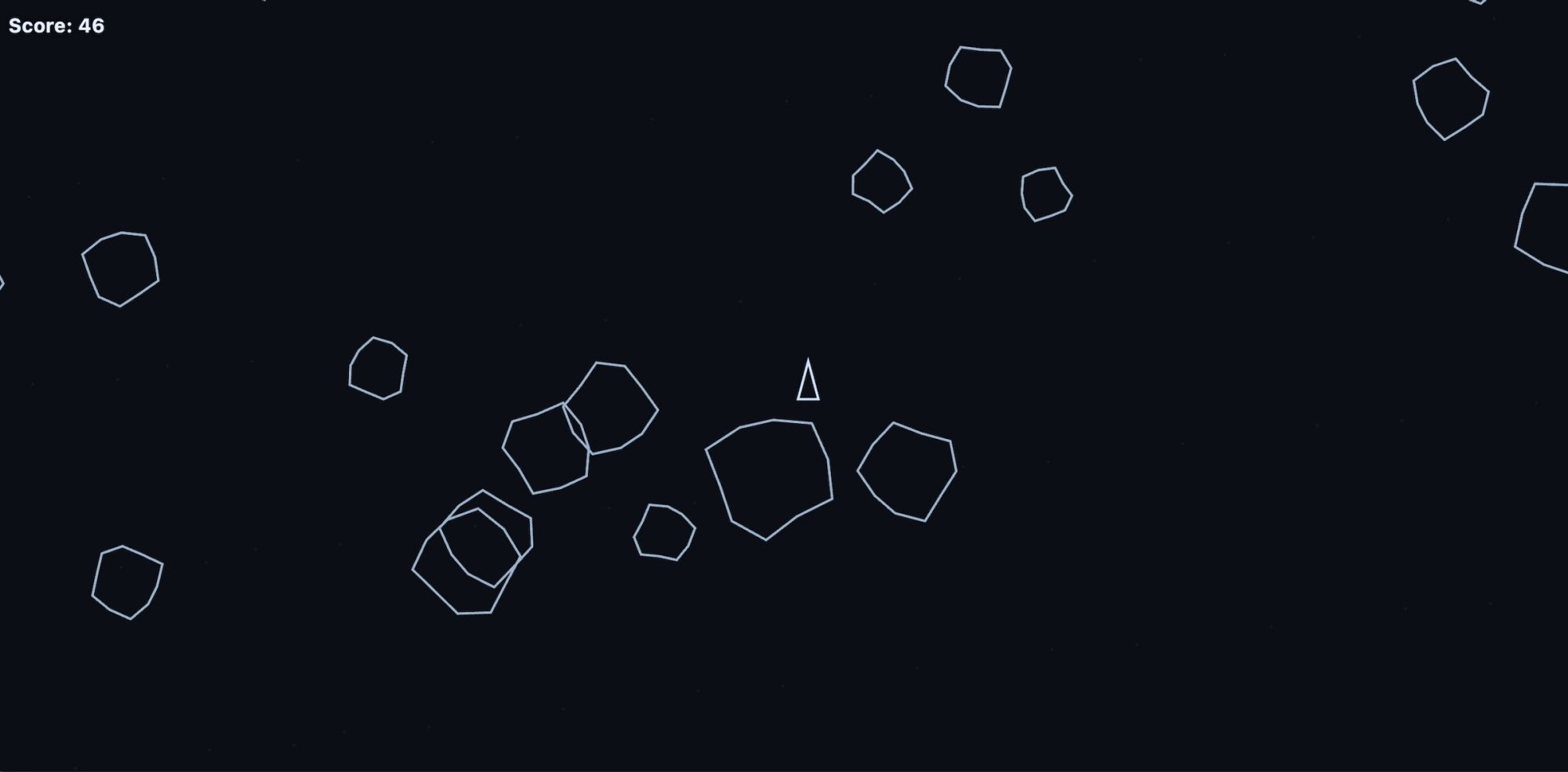 asteroids-style game created by chatgpt