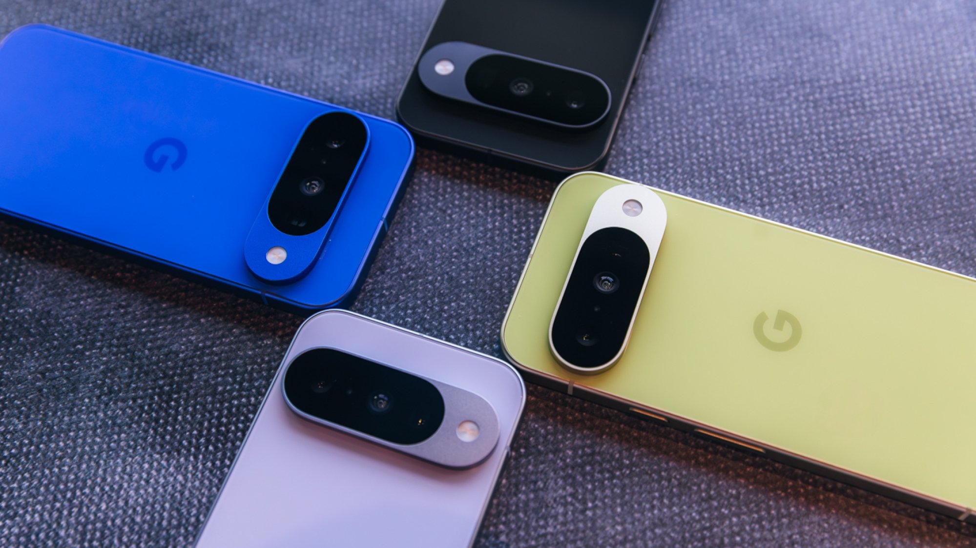 four pixel 10 smartphones