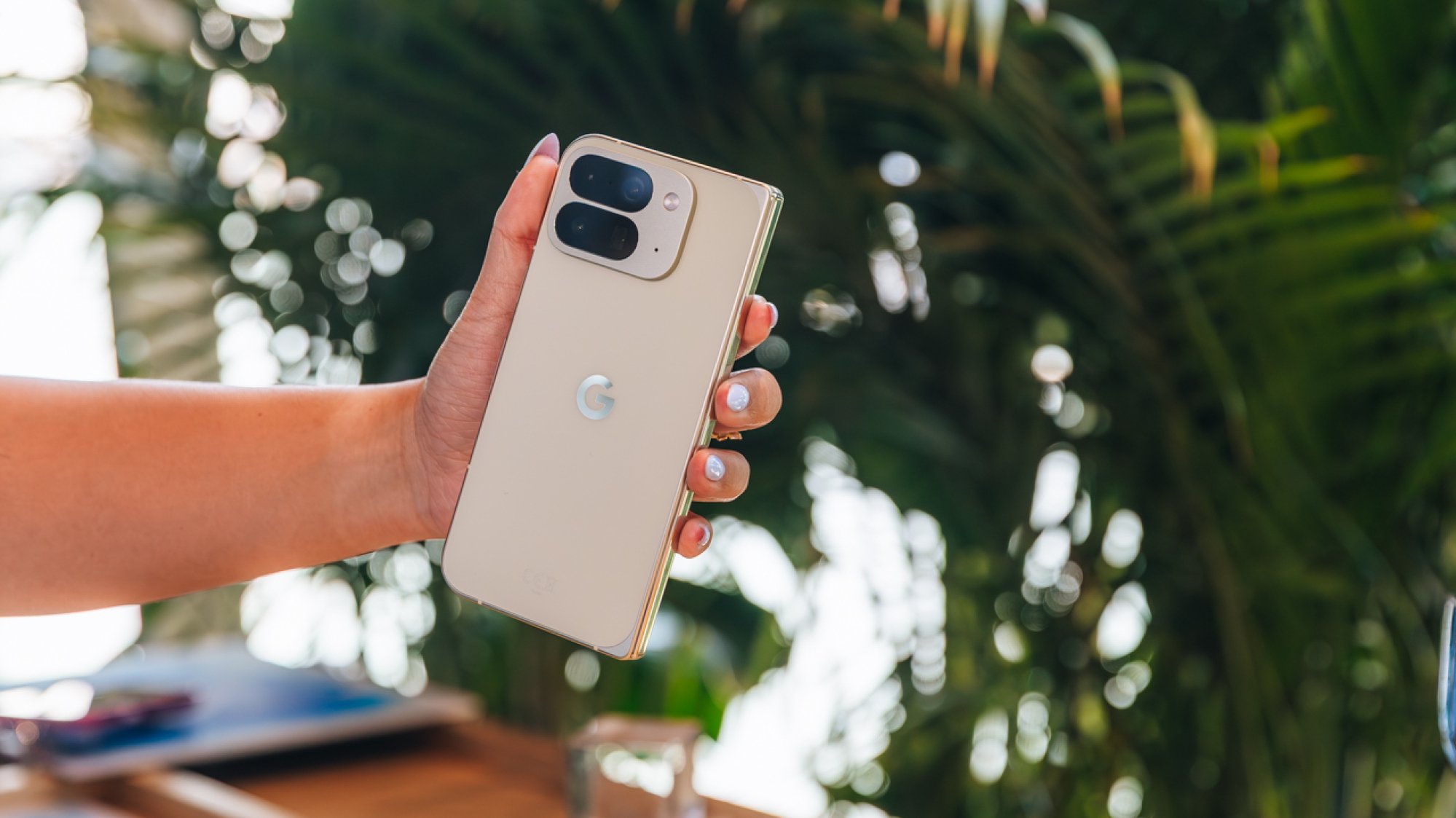 pixel 10 pro fold in man's hand