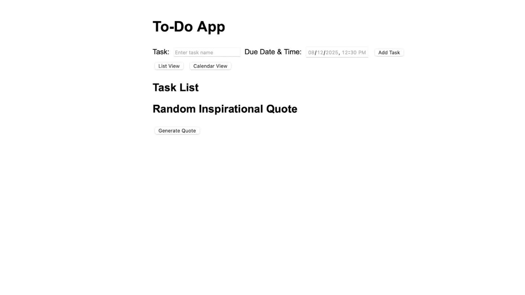 productivity app created by grok 4