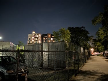 Buildings in Brooklyn with Night Sight