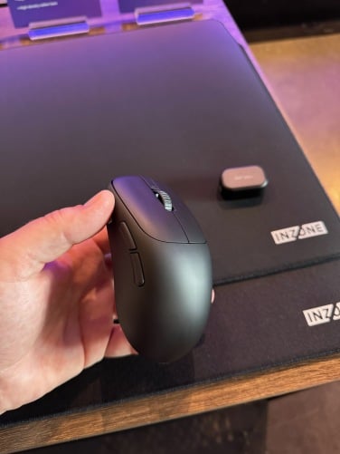 sony inzone mouse-a in hand