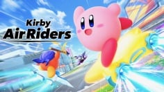 kirby air riders title screen