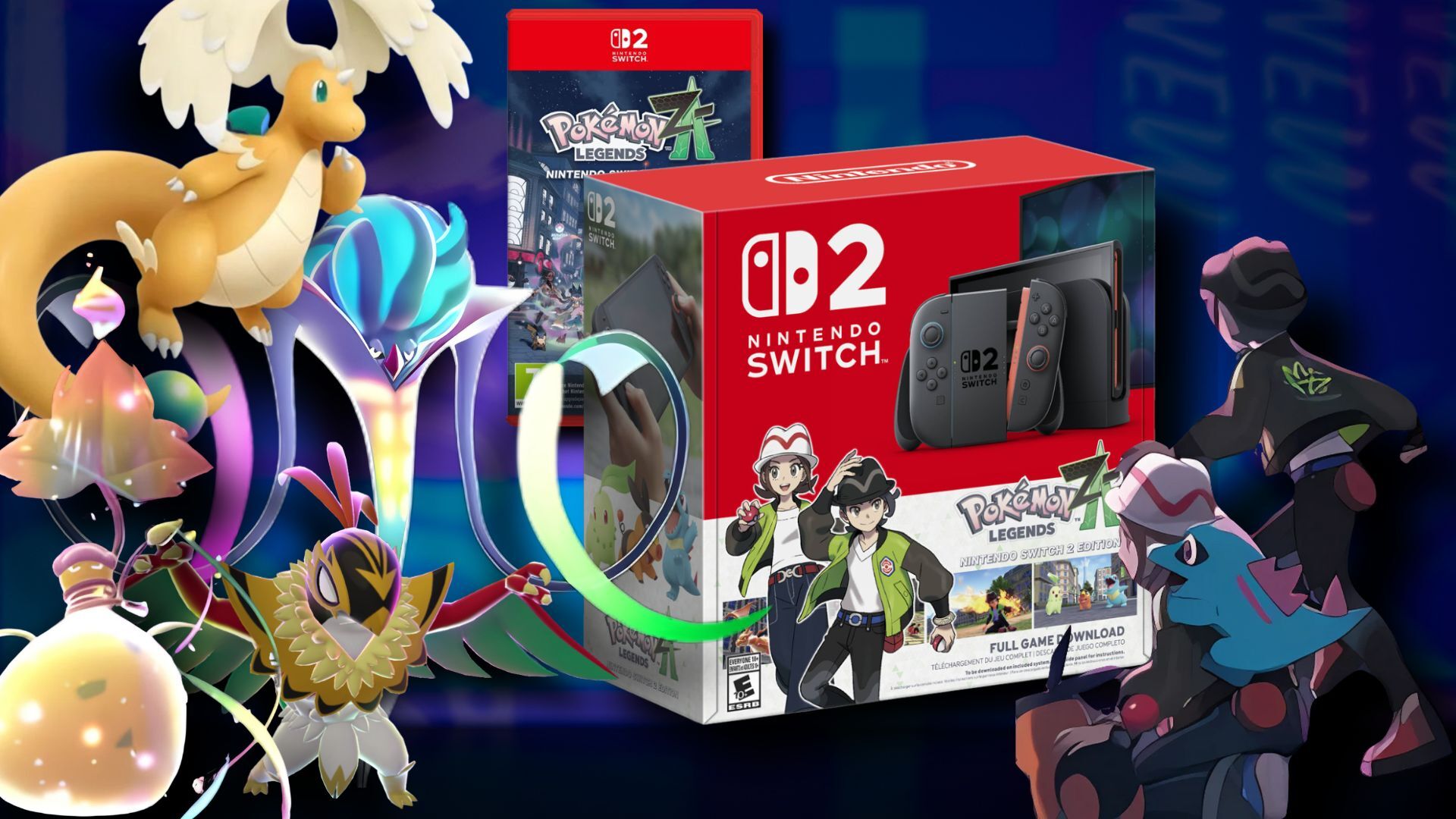 Pokémon Legends Z-A box art, protagonists and new mega evolutions