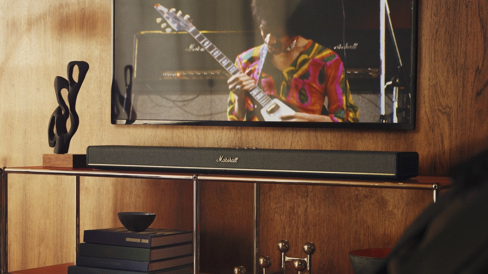marshall heston 10 soundbar in living room