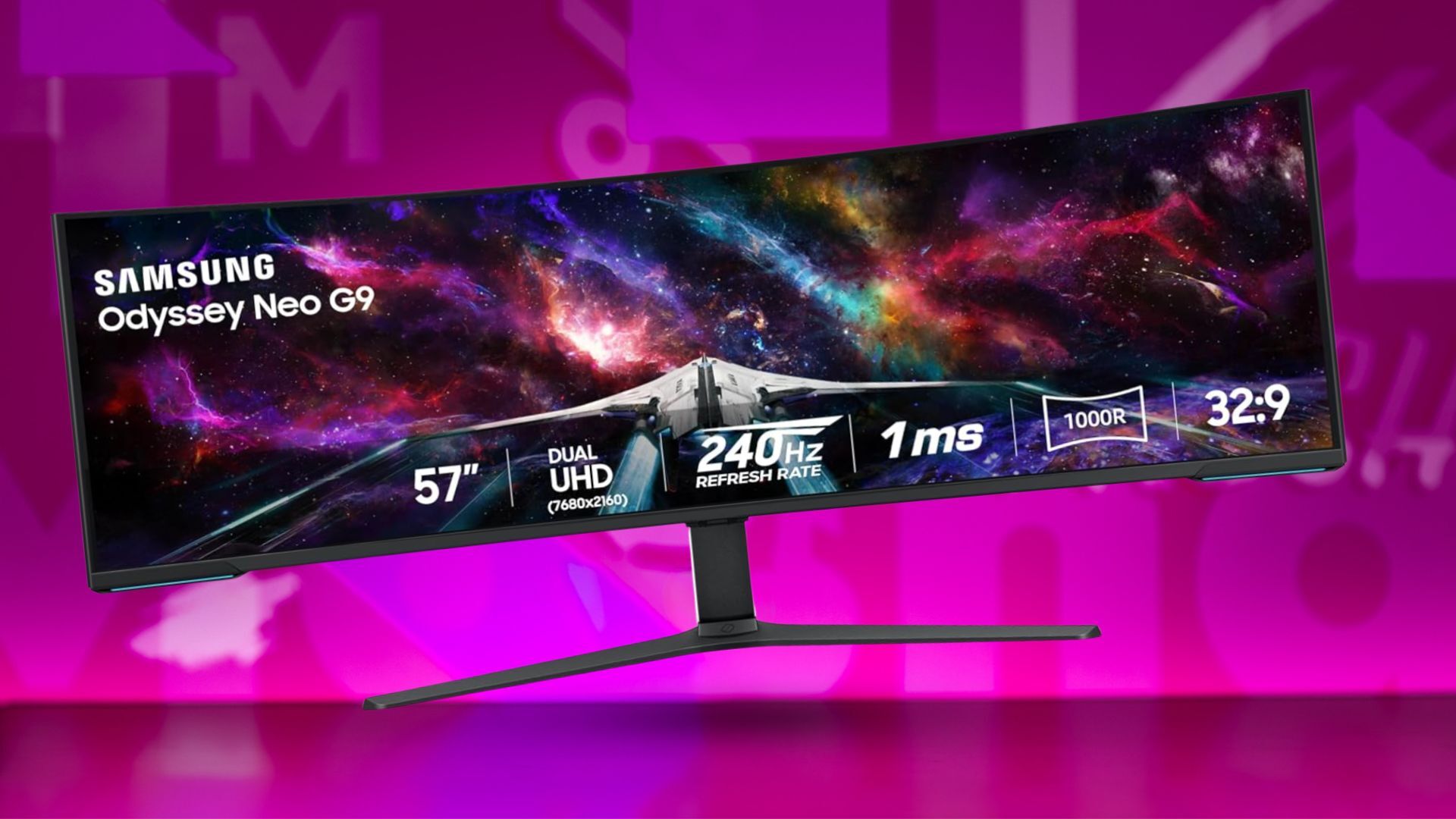 57” Samsung Odyssey Neo G9 Curved Gaming Monitor deal