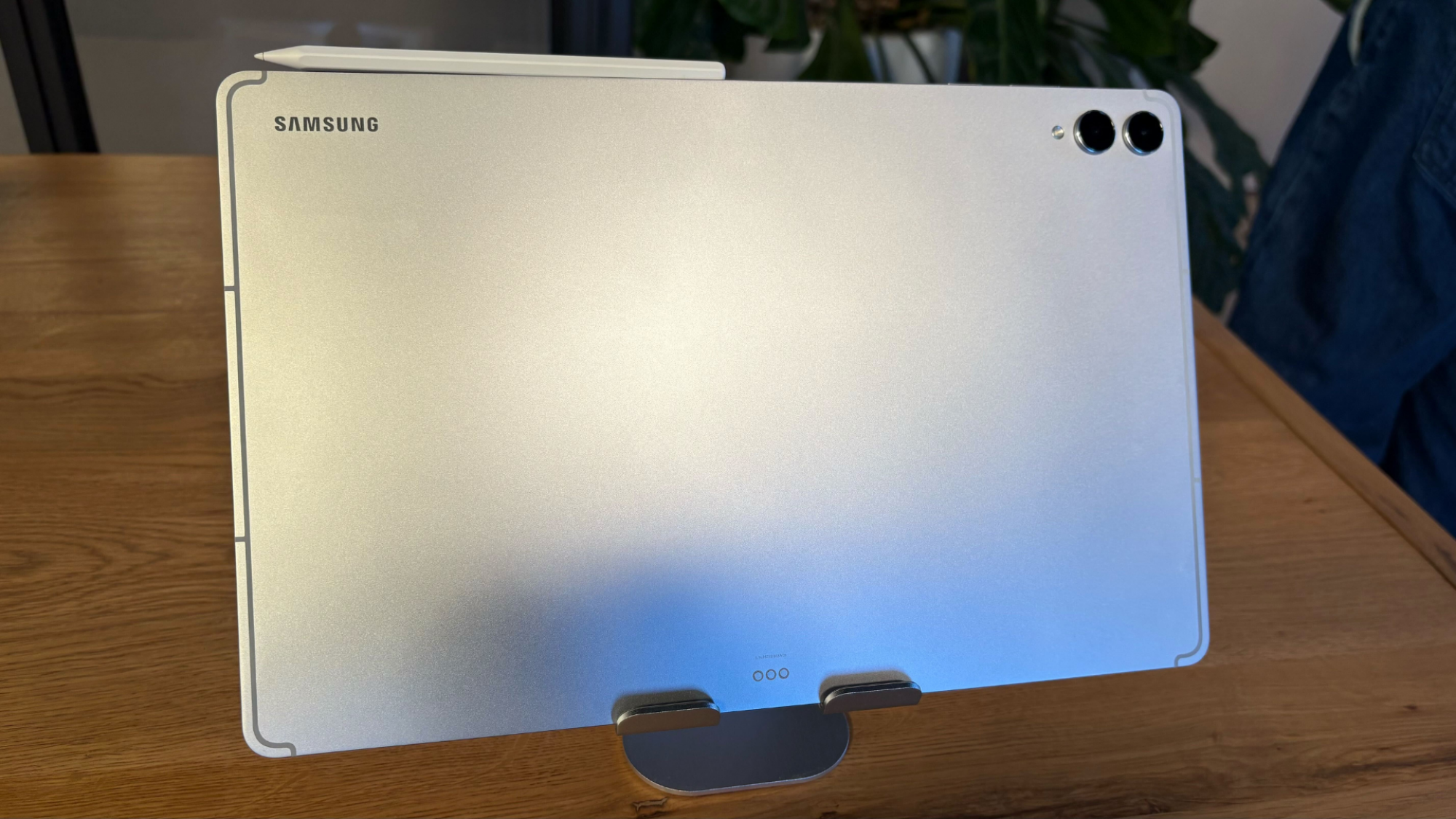 A Samsung Galaxy S11 tablet
