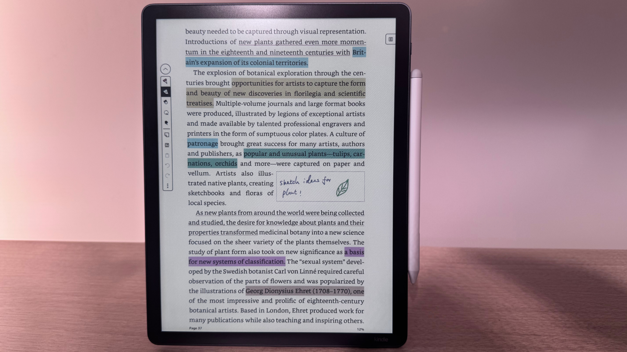 A Kindle Scribe Colorsoft