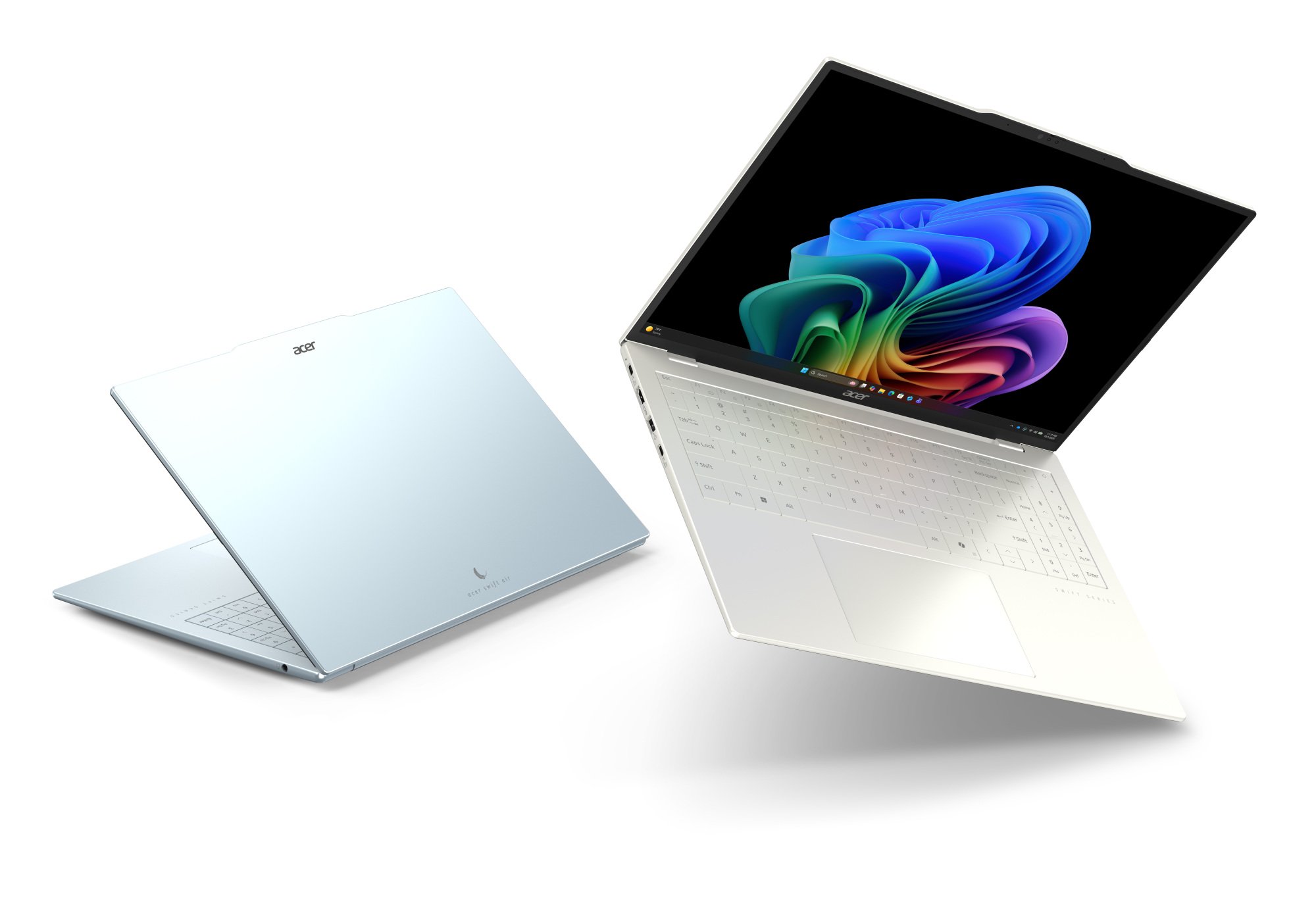 the rear and front of the acer swift air 16