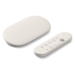 Google TV Streamer 4K on white background