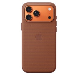 an iphone 17 pro max in a techwoven case