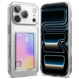 iphone 17 pro max clear case with card holder