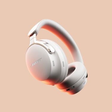 bose quietcomfort ultra headphones 2nd gen in white smoke color