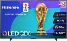 Hisense TV with trophy screensaver