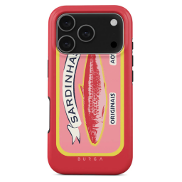 iphone 17 pro with red sardine case