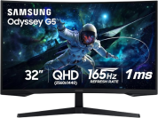 the Samsung 32-inch Odyssey Series QHD curved gaming monitor (G55C)