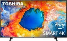 Toshiba TV with Grand Prismatic Spring screensaver
