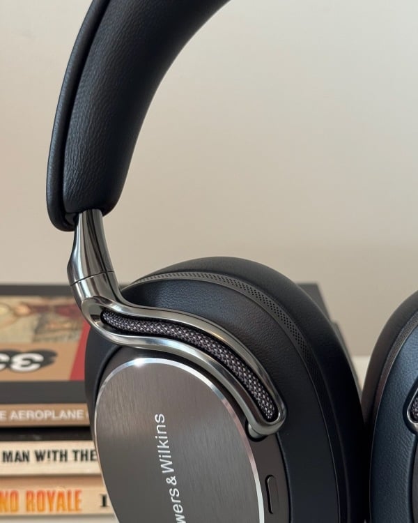 up-close view of bowers & wilkins px8 s2 headphones