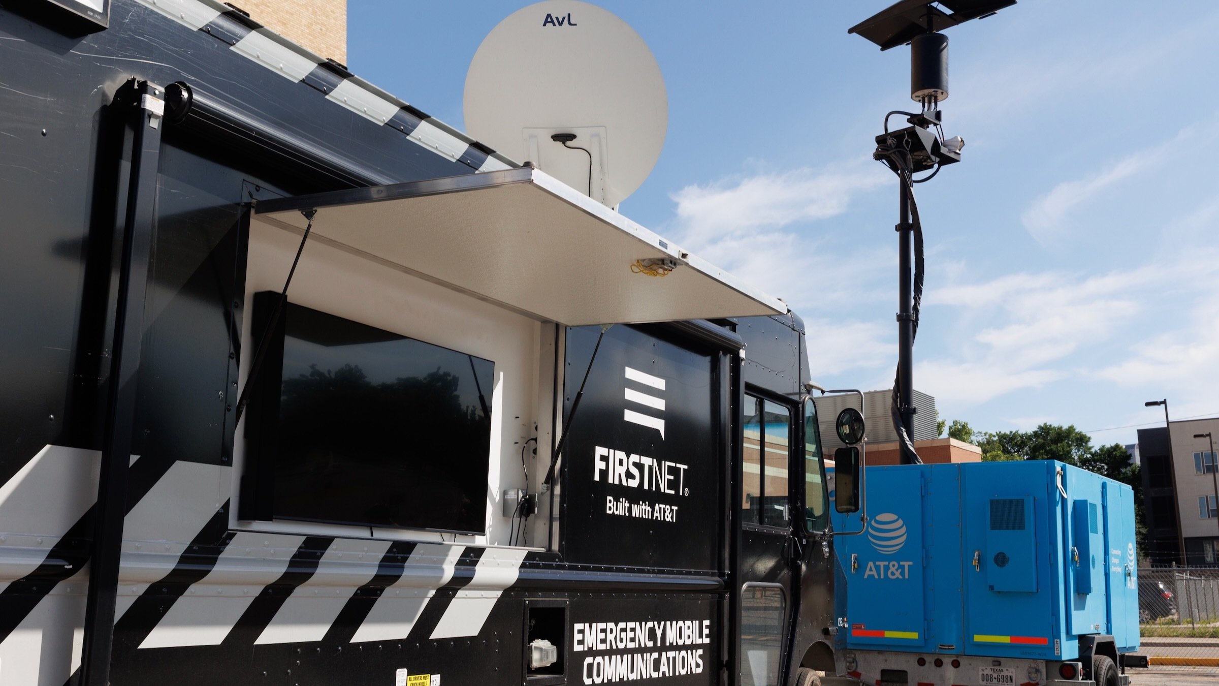 at&T emergency network disaster recovery equipment in the field