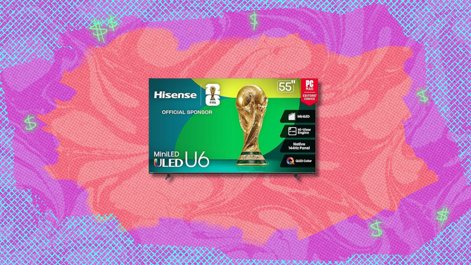 Hisense 55-inch Class U6 TV 
