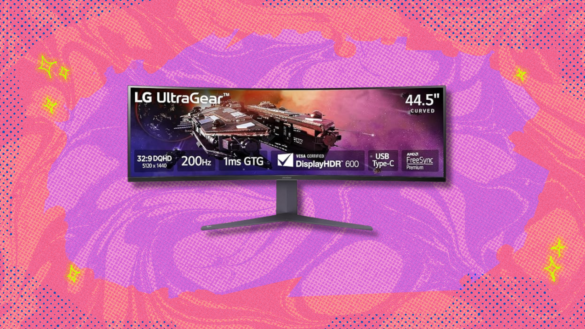 LG 45GR75DC-B Ultragear Curved