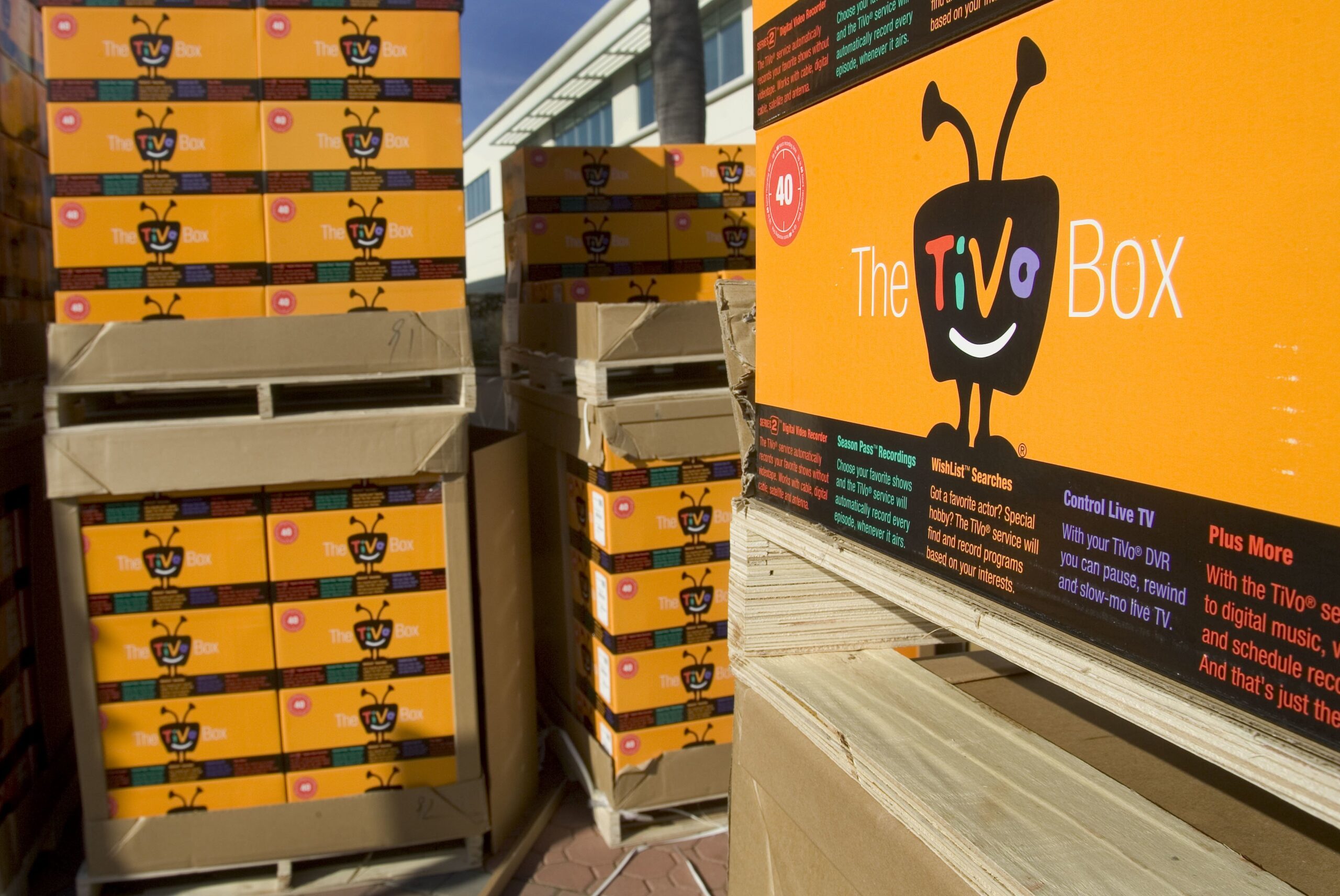 tivo boxes stacked 