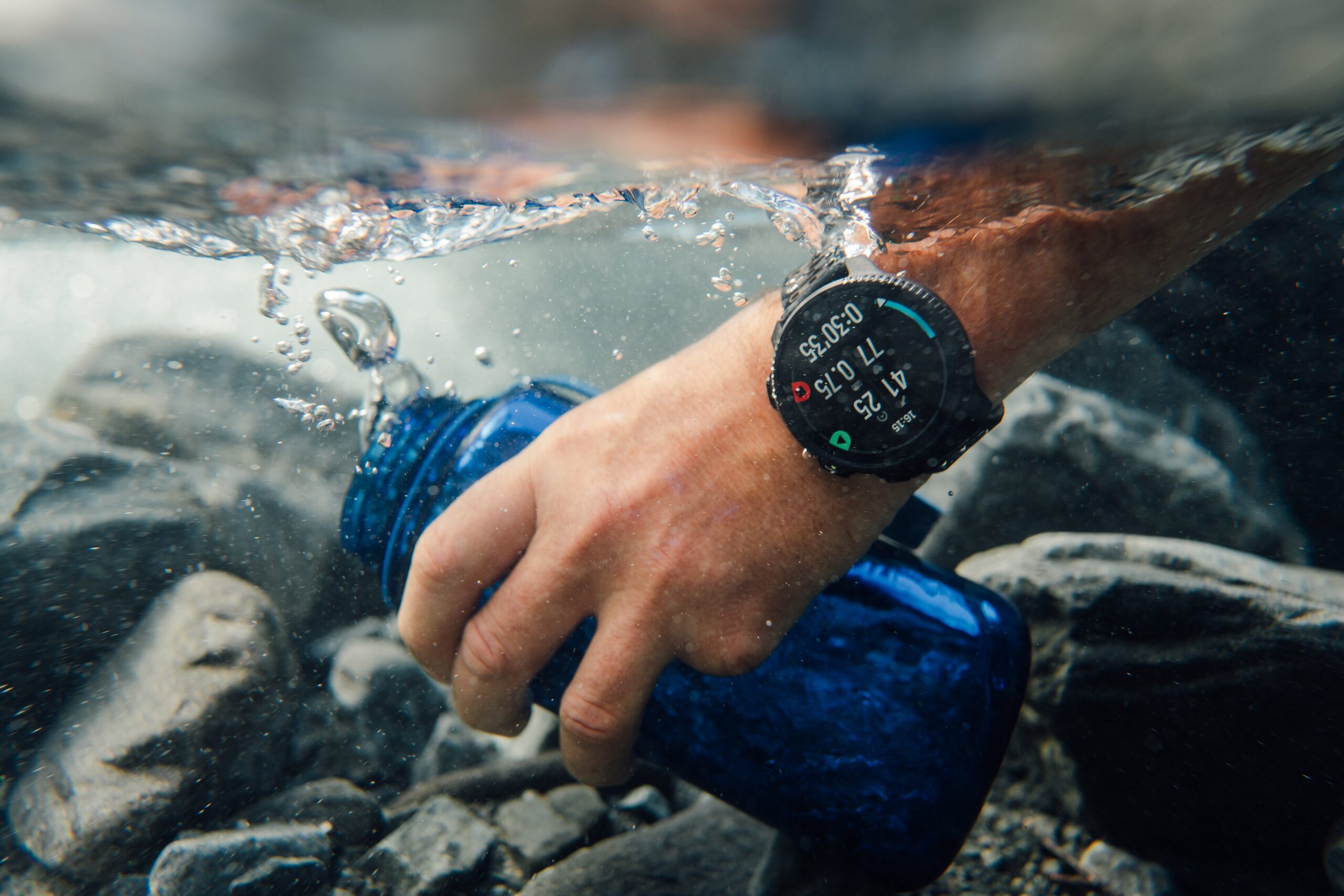 Suunto Vertical 2 watch under water