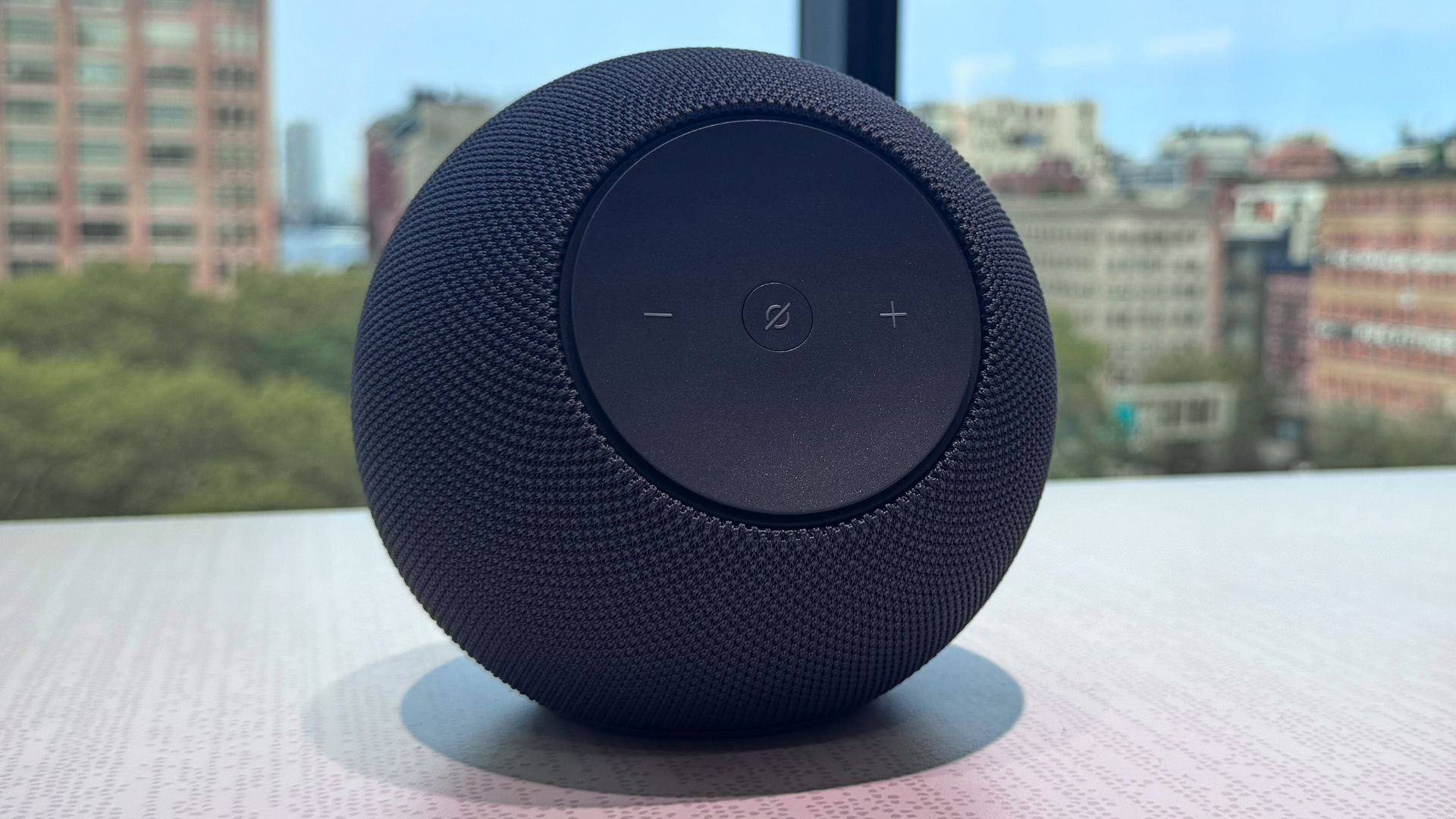 An Amazon Echo Studio