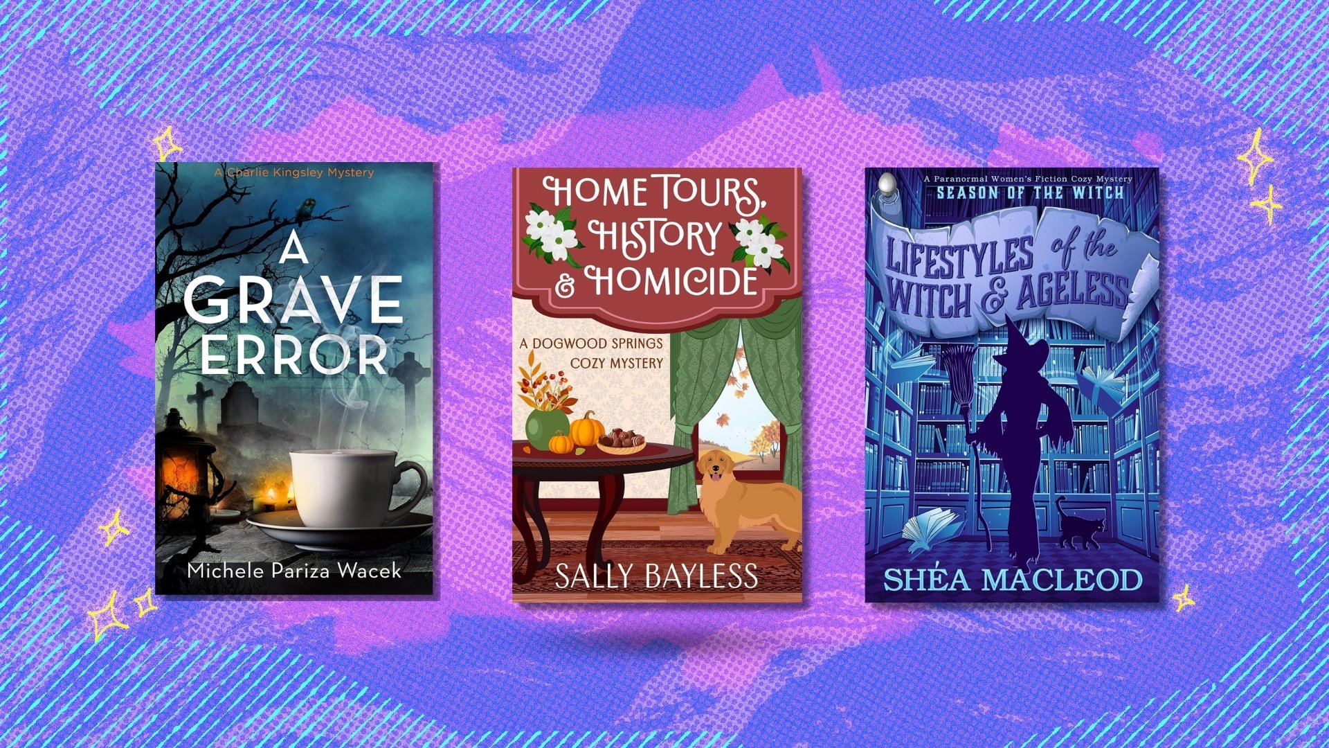 Book covers on Mashable background