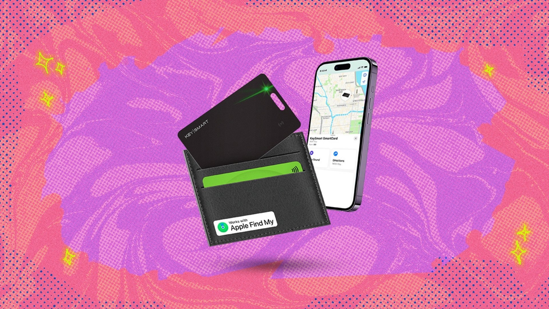 KeySmart on pink background
