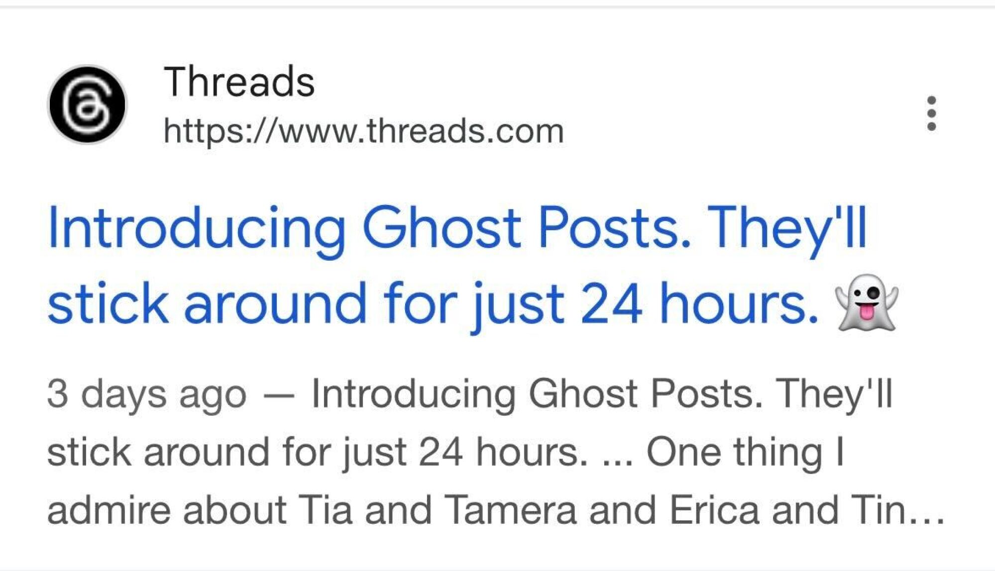 screenshot of zuckerberg post intro'ing ghost posts