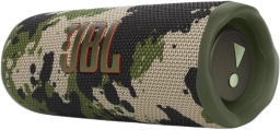 The JBL Clip 6 in camo on a white background.