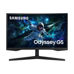 A Samsung gaming monitor