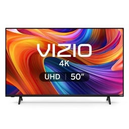 Vizio 4K TV with colorful image on screen