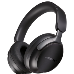 Bose QuietComfort Ultra headphones on white background