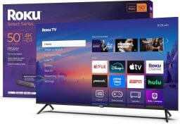 Roku Smart TV 50-Inch Select Series 4K HDR TV (2025)