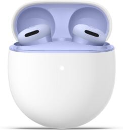 Pixel buds 2a in lilac charging case