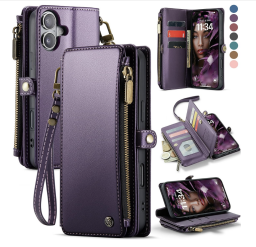 Defencase Compatible with iPhone 17 Case Wallet