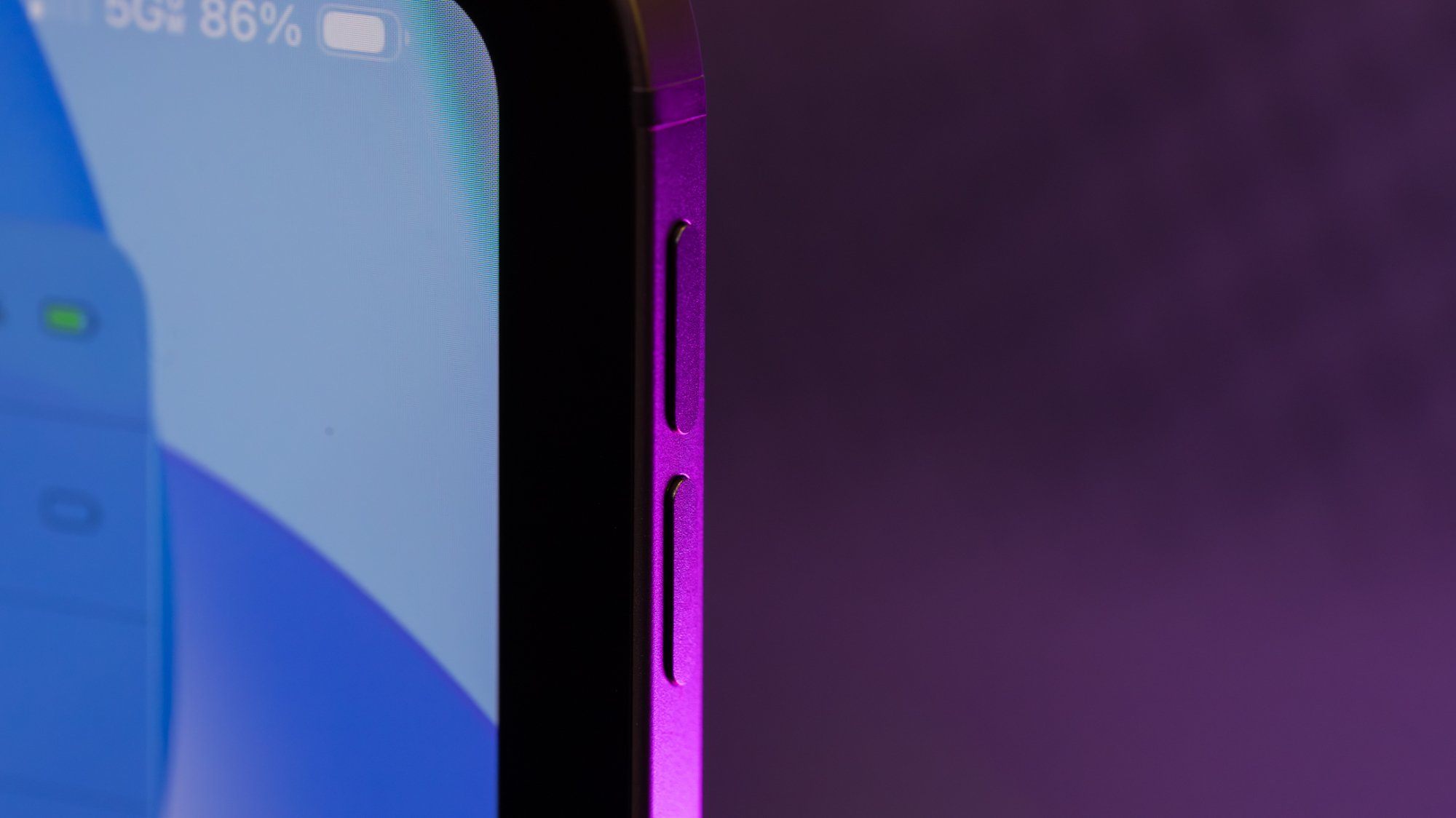 close-up of buttons on ipad pro