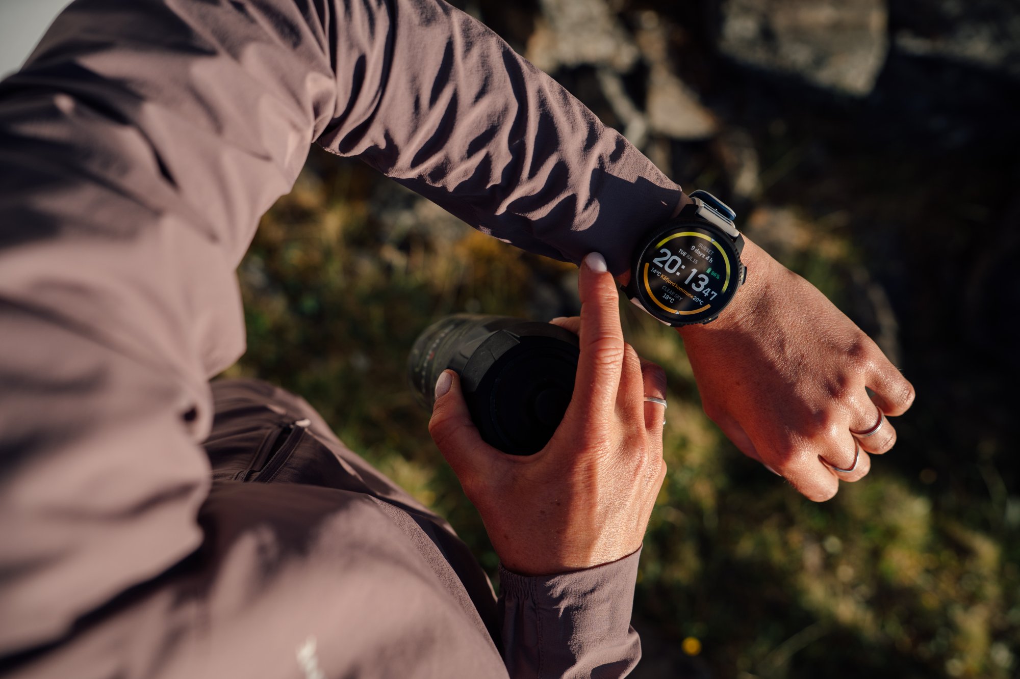 Suunto watch on wrist