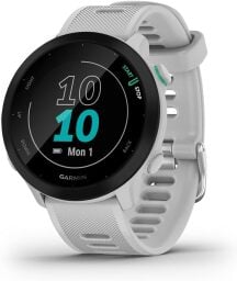 garmin forerunner 55 smartwatch against a white background