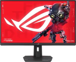 asus rog strix 32-inch 4K hdr gaming monitor against a white background
