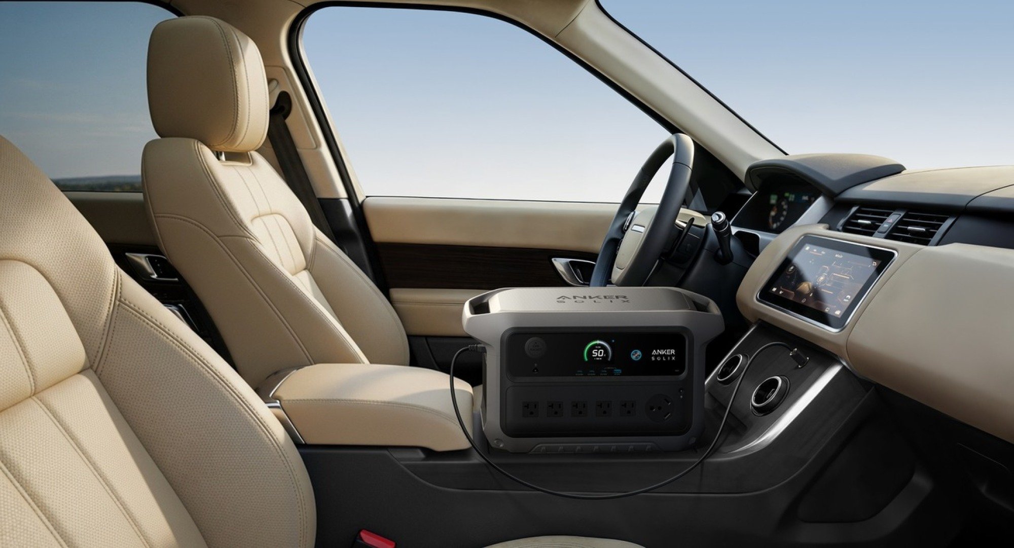 the anker solix c2000 gen 2 in a car