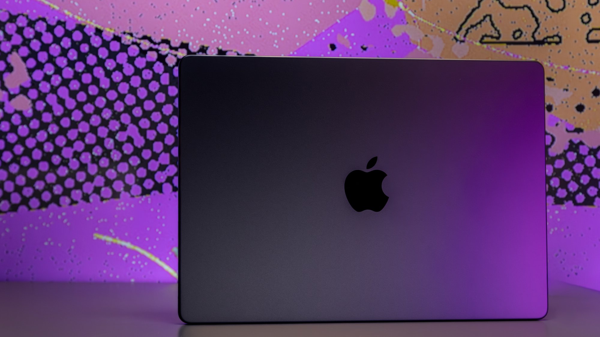 the m5 macbook pro in space black